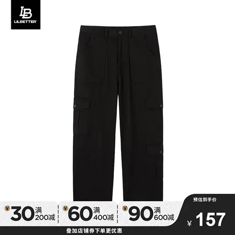 Lilbetter男士裤子秋冬款休闲裤直筒长裤潮牌运动裤美式工装裤lb商品大图