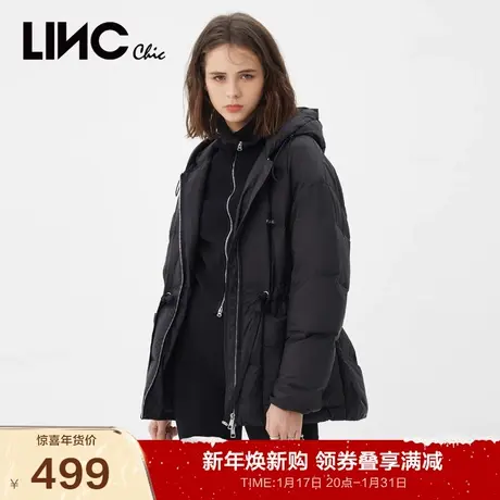 LINC金羽杰羽绒服女冬季舒适短款轻薄羽绒服外套女Y21302039商品大图