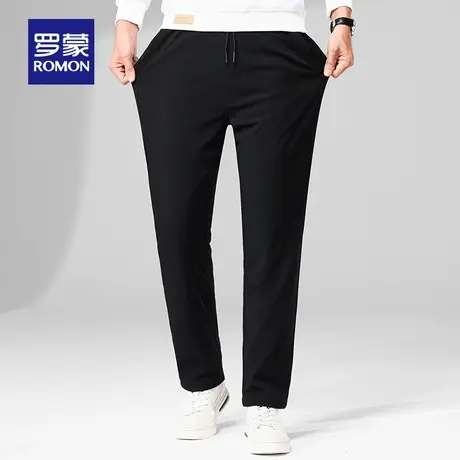 罗蒙鹅绒羽绒裤男士2023冬季新款蓄热加厚保暖防寒棉裤休闲长裤子图片