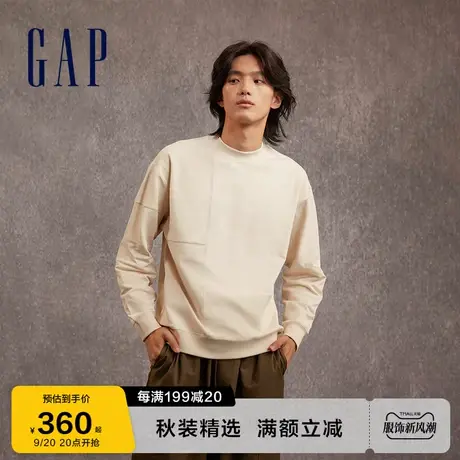 Gap男女装秋季2023新款LOGO潮流宽松廓形卫衣810628运动休闲上衣图片