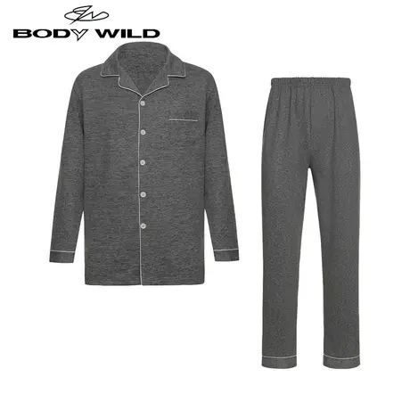 BODY WILD优选花纱家居服套装简约稍厚秋冬新品商场同款ZBN43ZU1图片