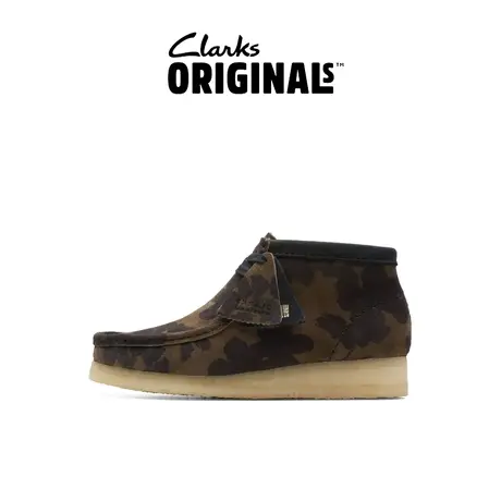 Clarks 其乐Originals 男女同款复古潮流舒适高帮袋鼠靴图片