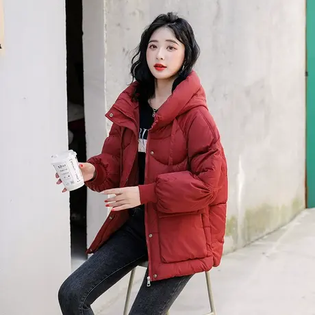 面包服羽绒棉衣棉服女韩版短款宽松秋冬季外套加厚棉袄2023年新款商品大图