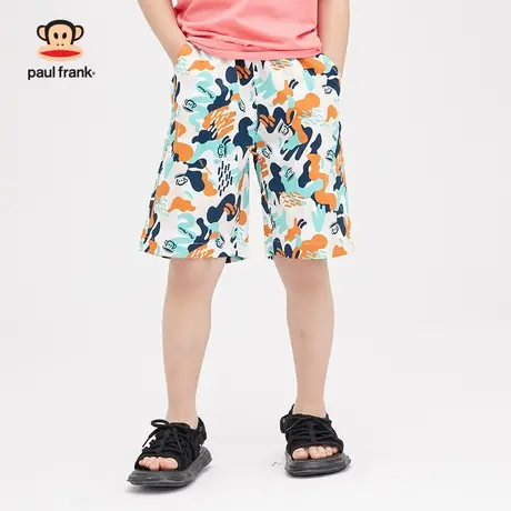 大嘴猴童装男童沙滩短裤2023年夏季新品中大童外穿儿童薄款五分裤商品大图
