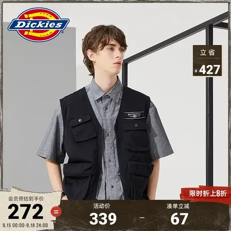 Dickies商场同款 春夏情侣马甲 经典工装马甲坎肩商品大图