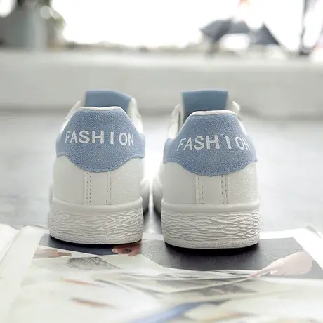 百搭小白鞋女2020春夏新款chic帆布鞋女港风板鞋学生韩版女鞋ins商品大图