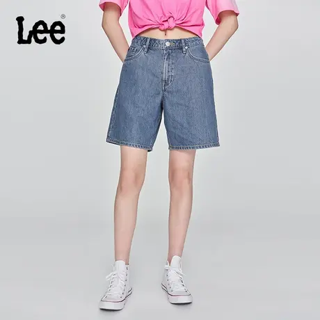 Lee25春夏新品经典日常显瘦女士休闲牛仔短裙短裤潮流LWB009图片