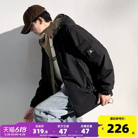 唐狮2025秋冬新款棉衣男士棉服连帽短款防寒服夹棉外套上衣潮牌yc图片