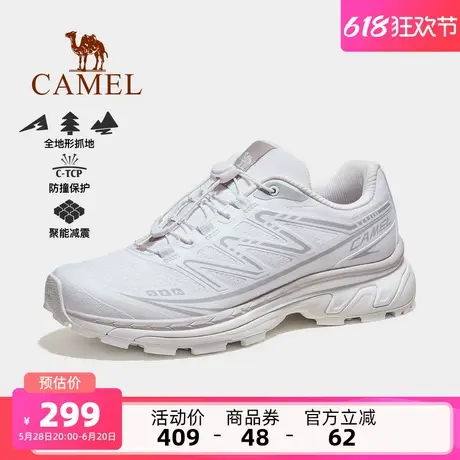 骆驼女鞋户外登山鞋2025夏季新款时尚百搭舒适厚底耐磨徒步鞋男鞋商品大图