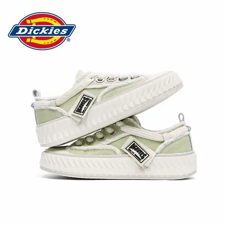 Dickies女鞋2025新款夏季春夏低帮帆布鞋厚底饼干鞋休闲百搭单鞋商品大图