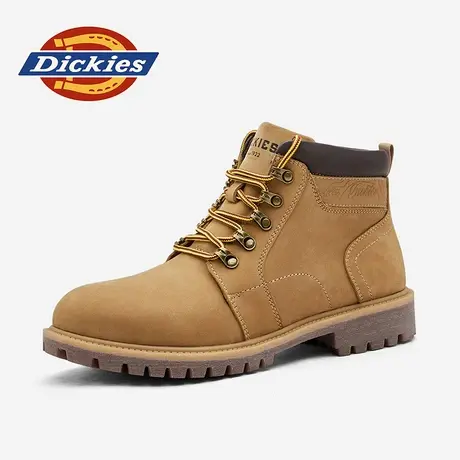 Dickies马丁靴男款秋季靴子皮靴2025新款男鞋英伦男士中帮工装靴商品大图