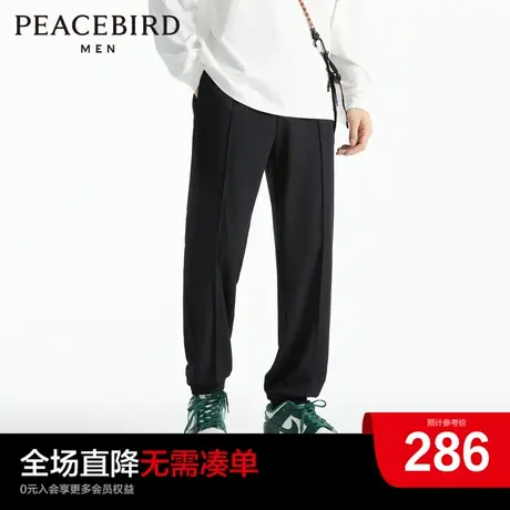 【潮流户外】太平鸟男装2023秋季新款休闲裤运动长裤潮B2GMD3301商品大图