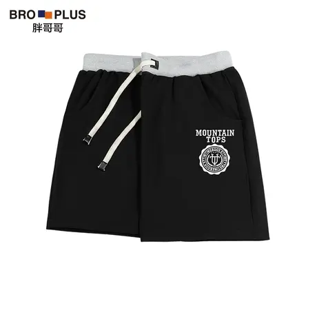 胖哥哥大码男装胖子短裤男宽松加肥加大款肥佬夏季运动休闲五分裤商品大图