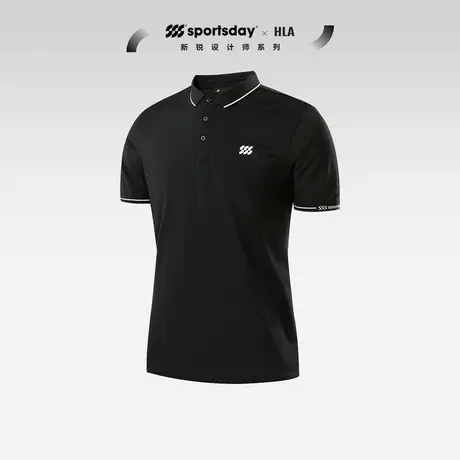HLA/海澜之家sportsday户外生活短袖POLO衫男23春夏新都市慢跑男图片