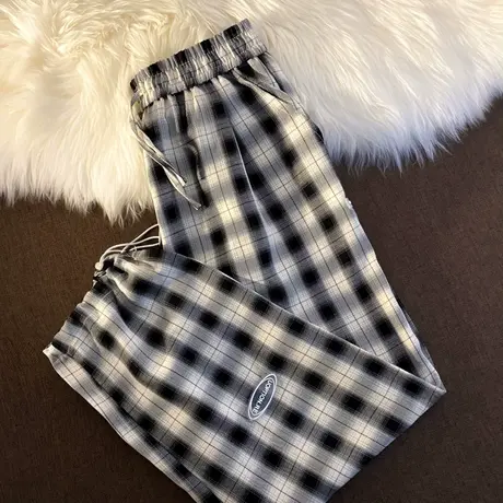 哈伦裤女夏季薄款宽松直筒休闲裤小个子高腰显瘦阔腿运动裤潮ins商品大图