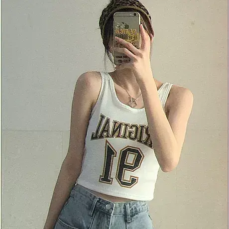 夏季吊带女性感上衣春紧身无袖显瘦打底辣妹小背心韩版内搭ins潮商品大图