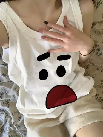 夏季新款运动背心女吊带中长款篮球宽松美式甜辣妹无袖T恤上衣ins图片