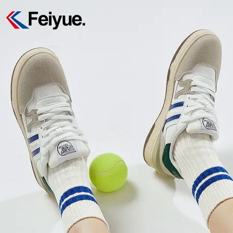 feiyue/飞跃休闲鞋女2024春季新款休闲鞋百搭运动德训鞋时尚复古商品大图