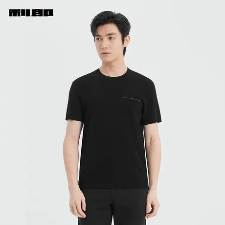 【商场同款】利郎官方短袖T恤男2025夏圆领弹力上衣25XTX9611S/3S商品大图