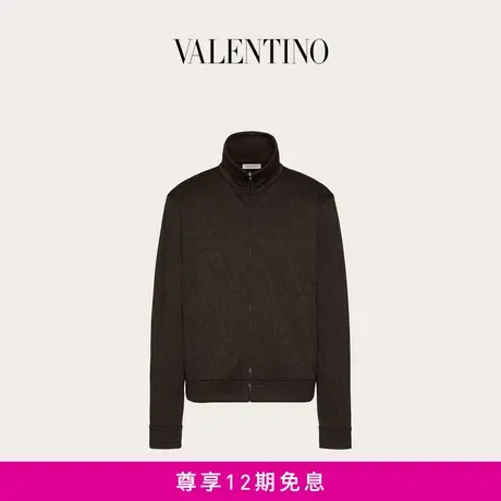【24期免息】华伦天奴VALENTINO男士V标志印花棉质高领运动衫图片