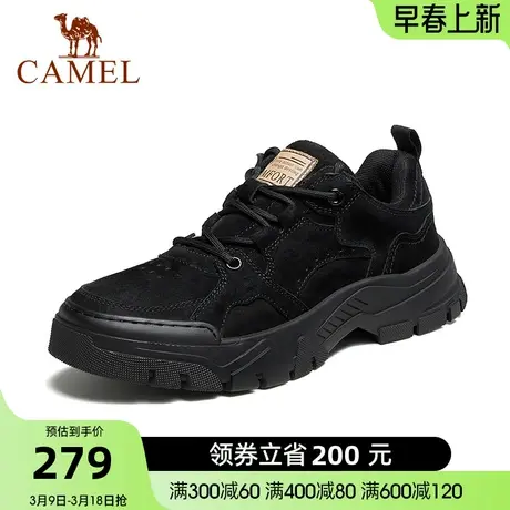 骆驼秋季新款复古舒软防撞全路况止滑抓地厚底经典工装鞋男图片