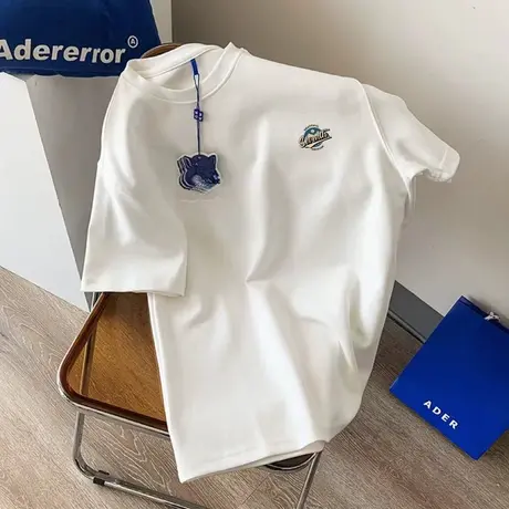 孕妇大码棉短袖t恤女印花韩版宽松ins夏学生bf潮流百搭半袖上衣图片