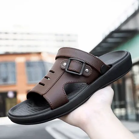 雨鞋夏日时尚软底软面厨房防滑鞋男防水鞋钓鱼胶鞋男休闲涉水凉鞋商品大图