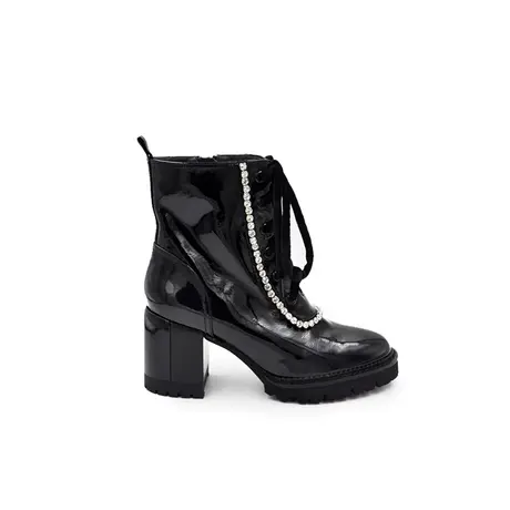 VME/舞魅短靴单靴磨砂绒面秋冬新款高跟弹力靴女鞋瘦瘦靴女靴商品大图