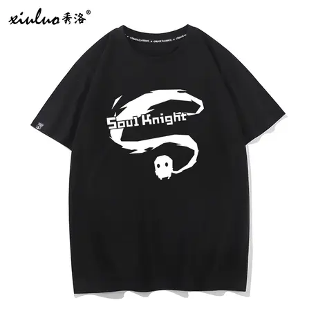秀洛游戏手游周边元气骑士衣服T恤男女短袖纯棉圆领宽松休闲半袖商品大图