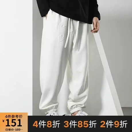 GxxH束脚裤子男士大码秋季潮牌加肥加大号宽松春秋款运动休闲长裤图片