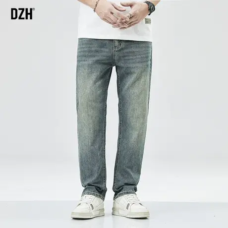 男士美式高街牛仔裤男直筒宽松春夏款修身显瘦裤子2023新款休闲裤商品大图