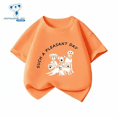 VS真维斯童装纯棉短袖T恤夏新款印花套头衫男童纯棉短袖上衣商品大图