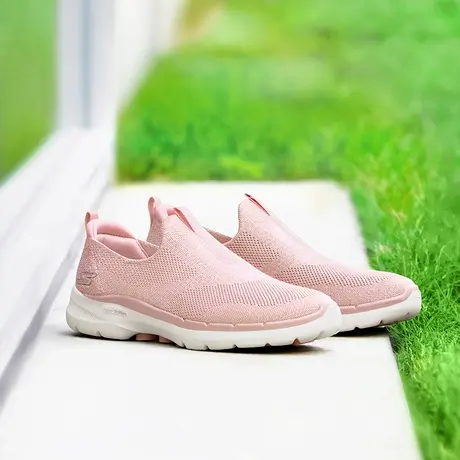 Skechers斯凯奇夏季一脚蹬健步鞋轻便缓震舒适回弹休闲运动鞋女鞋商品大图