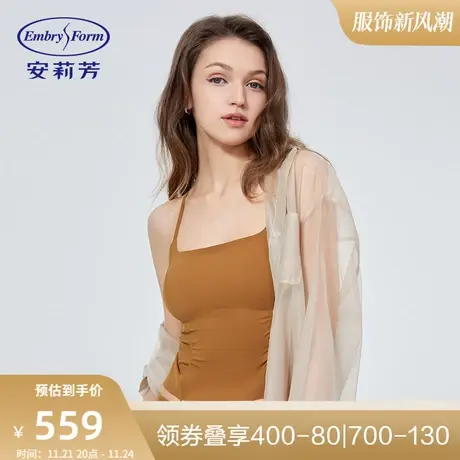 【低碳生活】安莉芳无钢圈文胸女背心一片式无痕吊带内衣EB00578图片