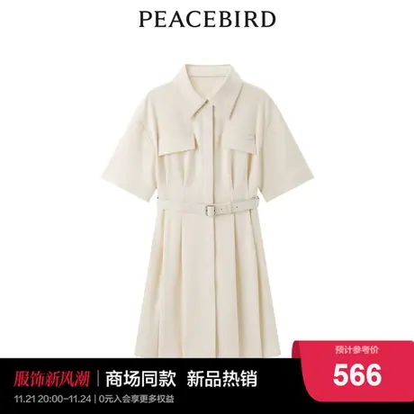【商场同款】太平鸟女装2024春季新款工装连衣裙A3FAD3217图片