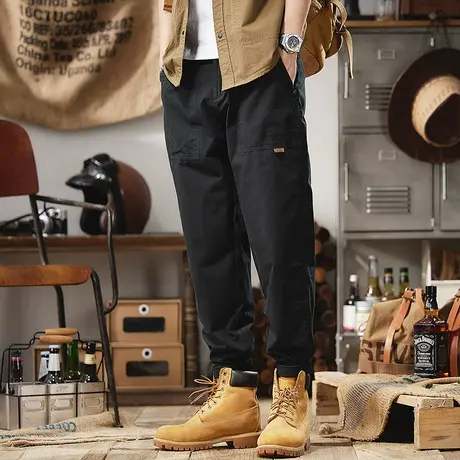 Modi Nick/摩帝尼克百搭男款工装裤宽松大码休闲时尚男裤潮流长裤商品大图