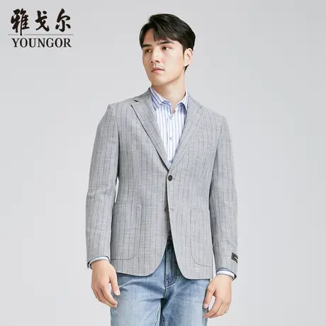 雅戈尔 商场同款男灰色行政系列单西YXXX222722DLY商品大图