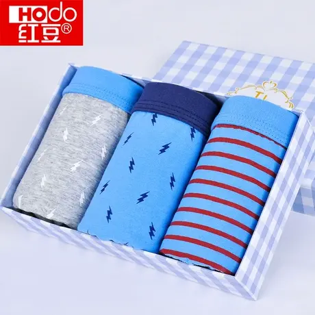 男童平角裤内裤红豆宝宝中大童青少年学生短裤棉质儿童平角裤商品大图