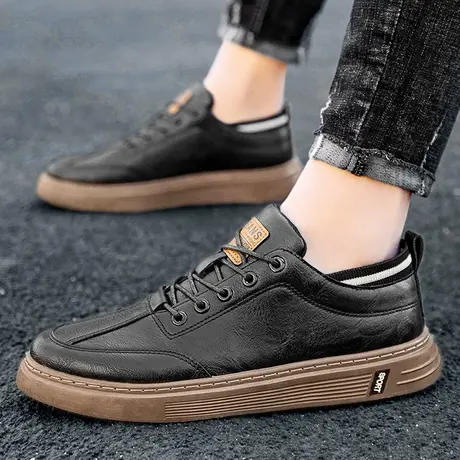 雨鞋男款夏季时尚钓鱼鞋厨房防滑耐磨厨师专用劳保短筒雨靴防水鞋商品大图