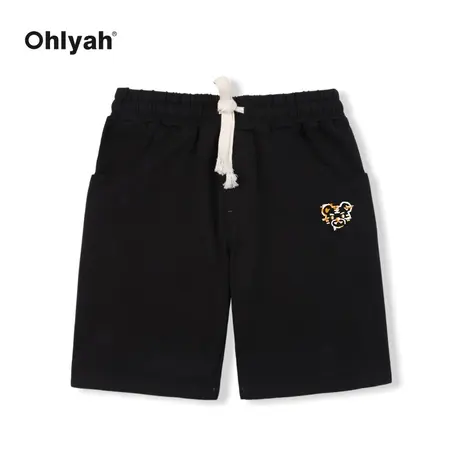 Ohlyah潮牌运动短裤男女中性2022夏潮流宽松五分裤针织透气休闲裤图片