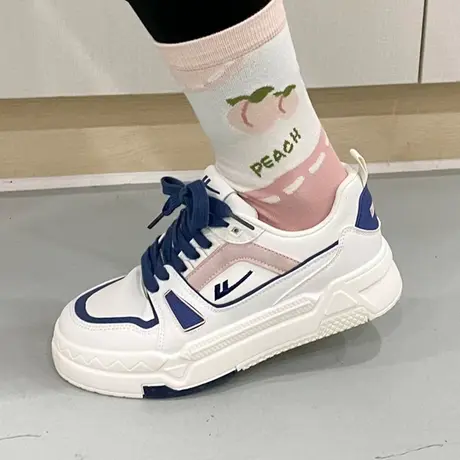 回力厚底小白鞋女鞋2023新款鞋子女春秋季爆款百搭休闲低帮板鞋潮商品大图