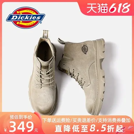 Dickies马丁靴男款2025新款夏季男鞋加绒棉鞋雪地靴工装靴子男士商品大图