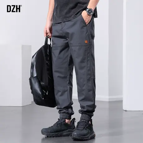 男士小脚弹力休闲裤男修身春夏款潮牌裤子男款运动裤长裤2023新款商品大图