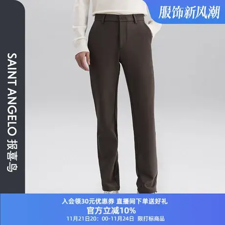 【针织四面弹】报喜鸟2023冬季新款商务休闲男士针织舒适休闲裤商品大图
