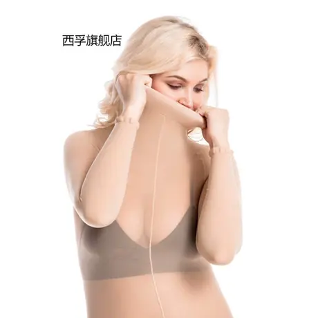 性感连体衣女10D面膜丝袜透明高弹高领连身衣男jj套五指袜商品大图