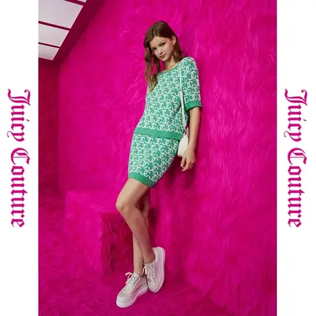 Juicy Couture橘滋23新款秋酸酸甜甜logo珠片绣品牌女式毛衫上衣商品大图