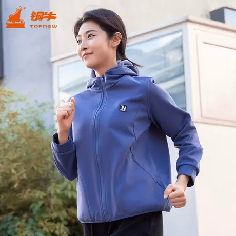 铜牛欧粒绒连帽宽松保暖女外套 2023秋冬新款休闲上衣厚款女VS288图片