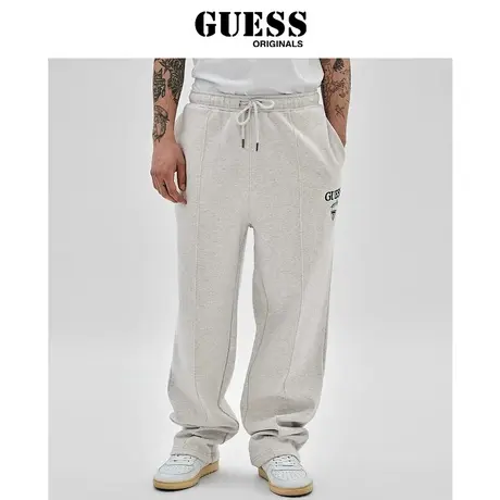 GUESS Originals 新款情侣款经典刺绣LOGO休闲裤-M3GB09K9YH1商品大图