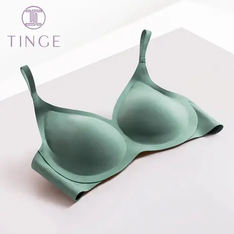 tinge性感无钢圈大胸显小美背文胸无痕运动内衣女夏季薄款抹胸罩商品大图