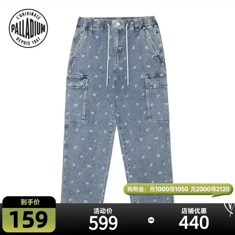 PALLADIUM帕拉丁新款直筒牛仔裤复古潮流宽松休闲长裤男107405商品大图